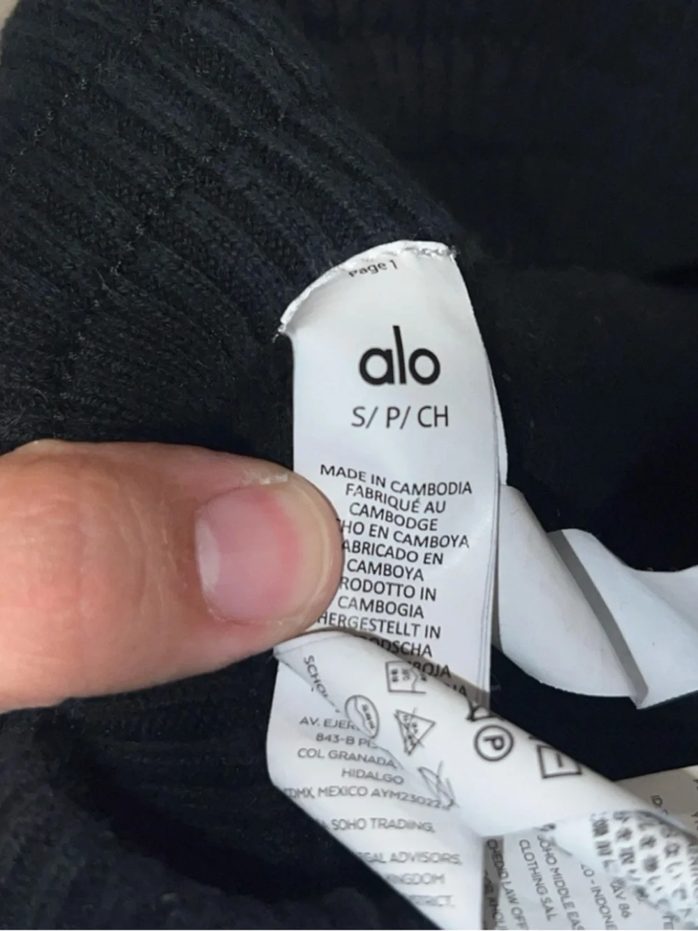 ALO Yoga Women's Scholar Knit High-Waist Cargo Pant